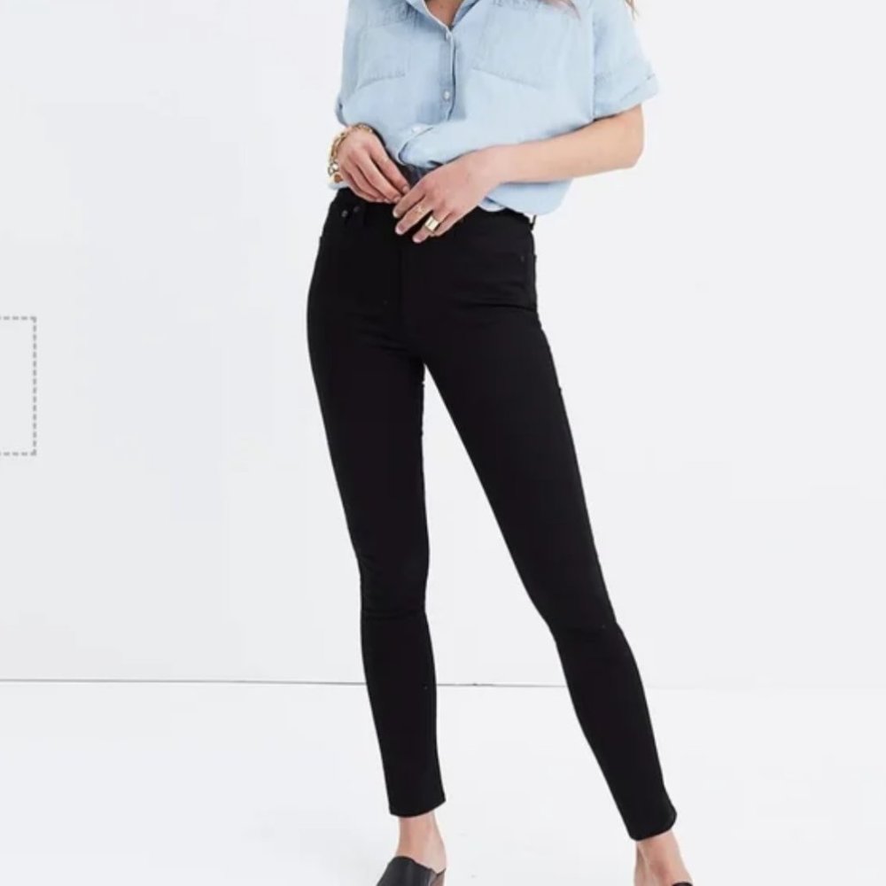 Madewell 10" High Rise Skinny Jeans in Carbondale Wash Size 26 P button fly